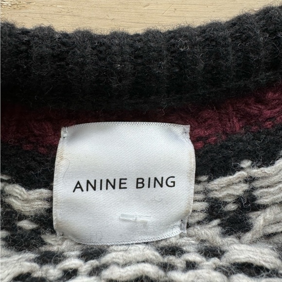 Anine Bing wool Fair Isle sweater size L - Picture 5 of 10
